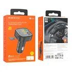 Transmisor Bluetooth Auto Borofone BC43 Cargador QC 3.0 Dual USB FM