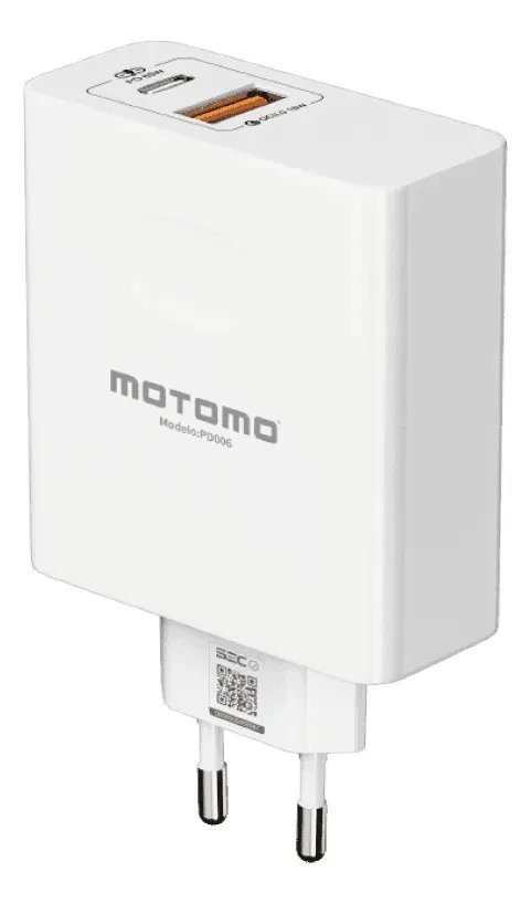 Cargador Motomo Usb Tipo-c A L 65w Super Carga Rápida +qc3.0