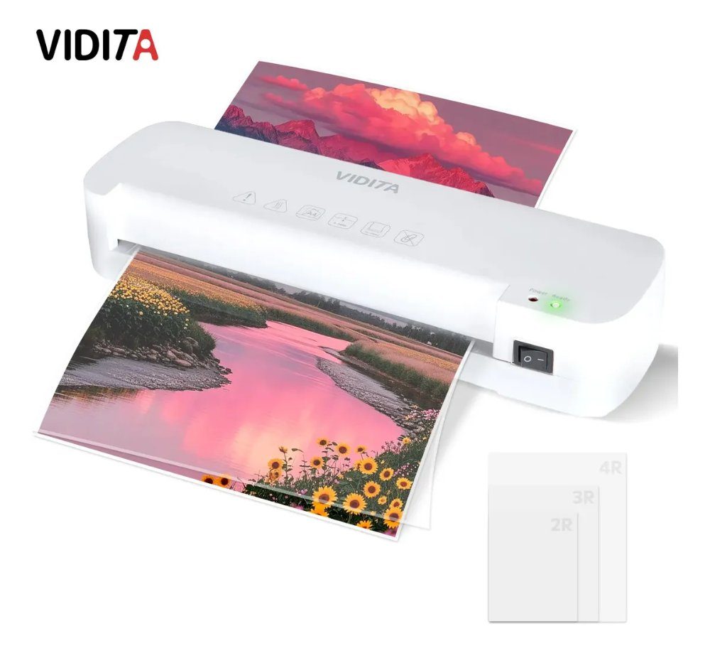 VIDITA TERMOLAMINADORA PLASTIFICADORA A4 10 MICAS
