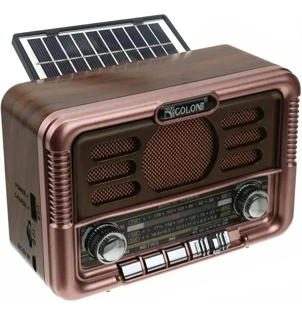 Radio Solar Con Batería Incorporada Bluetooth Mp3 Wma