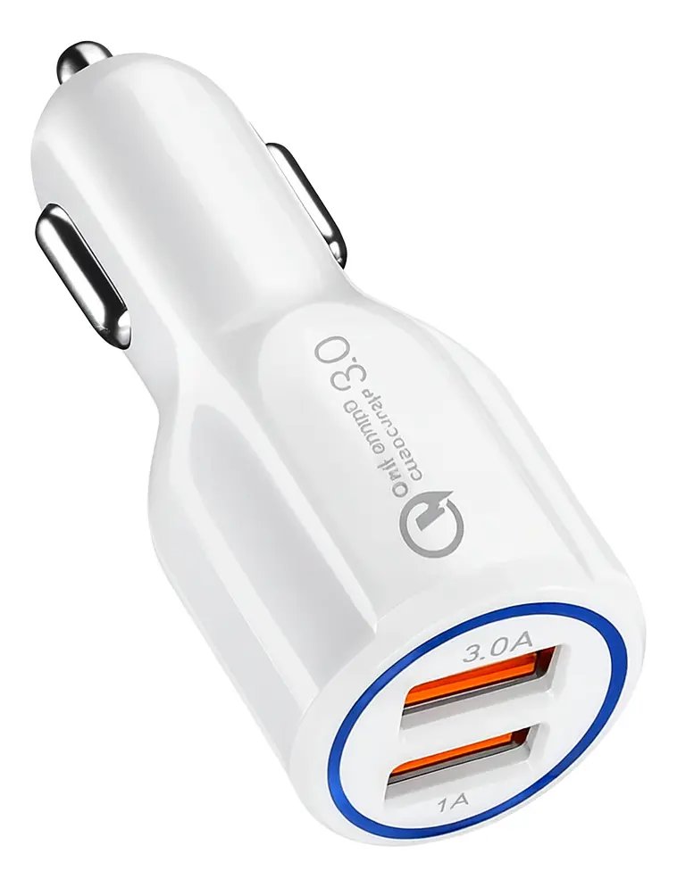 MOTOMO CARGADOR AUTO DOBLE PUERTO USB 