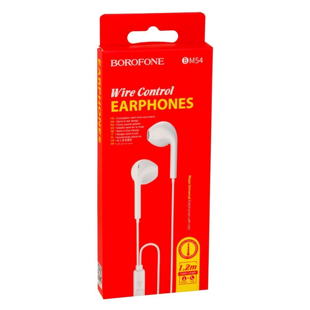 Audífonos Borofone Bm54 Manos Libres 3.5mm