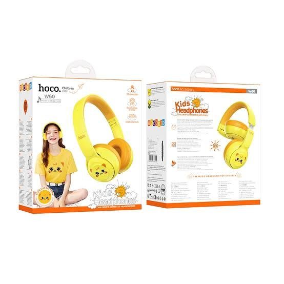 Audífonos Inalámbrico HOCO W60 Amarillo Infantil<