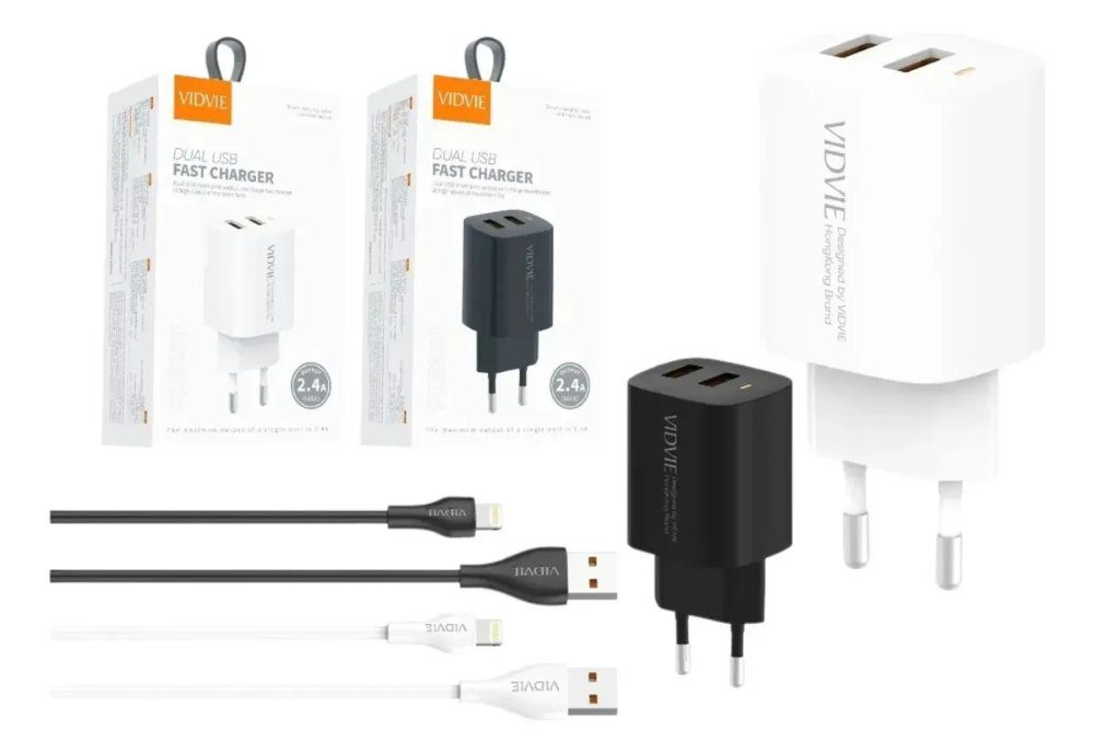 CARGADOR VIDVIE, USB A MICRO