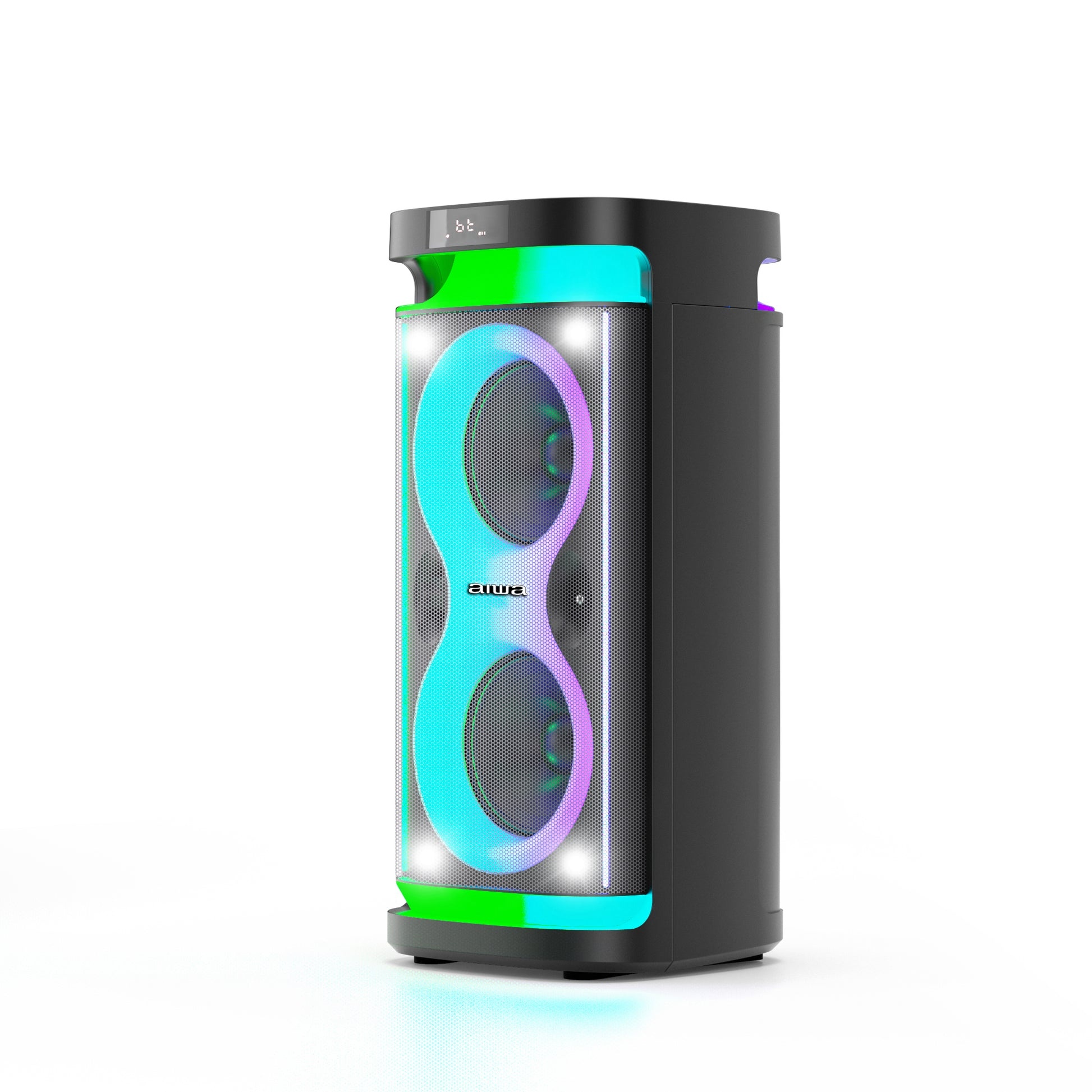 Parlante Bluetooth Portatil Aiwa Karaoke TWS LED AW-POH4D